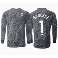 Dres Chelsea Robert Sanchez #1 Brankarsky Preč 2024-25 Dlhy Rukáv